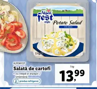 Lidl ALPENFEST Salată de cartofi Ofertă