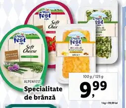 Lidl ALPENFEST Specialitate de brânză Ofertă