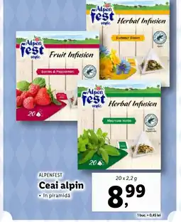 Lidl ALPENFEST Ceai alpin Ofertă