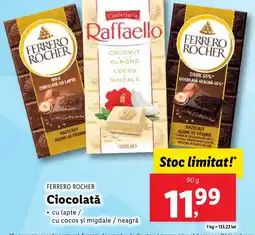 Lidl FERRERO ROCHER Ciocolată Ofertă