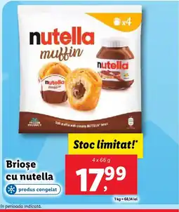 Lidl Briose cu Nutella Ofertă