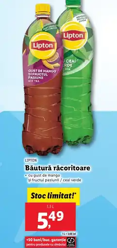 Lidl LIPTON Băutură răcoritoare Ofertă