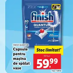 Lidl FINISH QUANTUM Capsule pentru maşina de spalat vase Ofertă