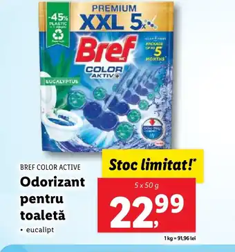 Lidl BREF COLOR ACTIVE Odorizant pentru toaletă Ofertă