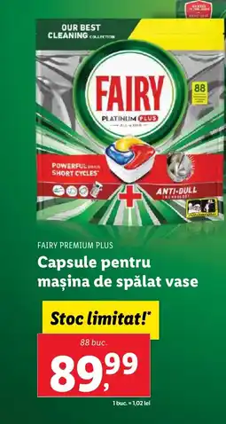 Lidl FAIRY PREMIUM PLUS Capsule pentru maşina de spălat vase Ofertă