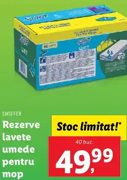 Lidl SWIFFER Rezerve lavete umede pentru mop Ofertă