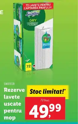 Lidl SWIFFER Rezerve lavete uscate pentru mop Ofertă