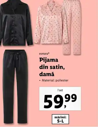 Lidl Pijama din satin, damă Ofertă