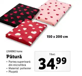 Lidl LIVARNO home Pătură Ofertă