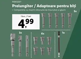 Lidl PARKSIDE Prelungitor / Adaptoare pentru biți Ofertă