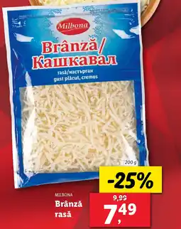 Lidl MILBONA Brânză rasǎ Ofertă