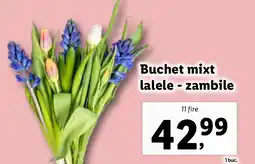 Lidl Buchet mixt lalele zambile Ofertă