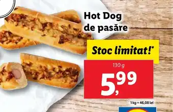 Lidl Hot Dog de pasăre Ofertă