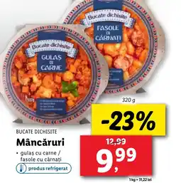 Lidl BUCATE DICHISITE Mâncăruri Ofertă