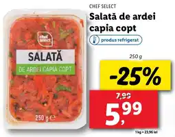 Lidl CHEF SELECT Salată de ardei capia copt Ofertă