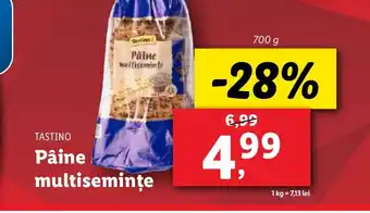 Lidl TASTINO Paine Multiseminte Ofertă