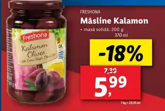 Lidl FRESHONA Măsline Kalamon Ofertă