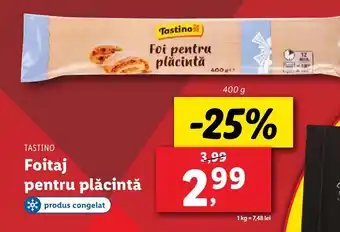 Lidl TASTINO Foitaj pentru plăcintă Ofertă