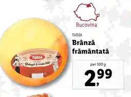 Lidl TUDIA Brânză frământată Ofertă