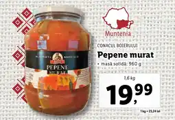 Lidl CONACUL BOIERULUI Pepene murat Ofertă