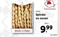 Lidl GREWE Spirale cu susan Ofertă