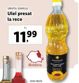 Lidl SĂRUTUL SOARELUI Ulei presat la rece Ofertă