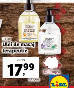 Lidl TECHIR Ulei de masaj terapeutic Ofertă