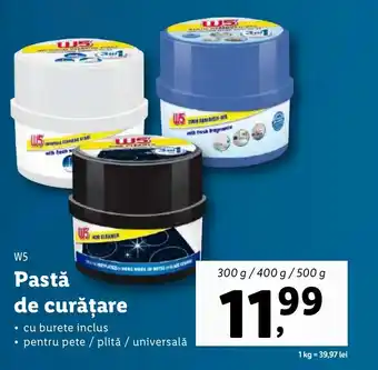 Lidl W5 Pastǎ de curățare Ofertă