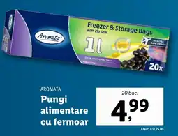 Lidl AROMATA Pungi alimentare cu fermoar Ofertă