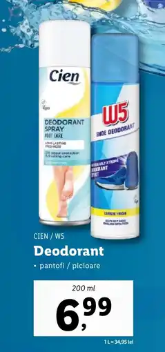 Lidl CIEN / W5 Deodorant Ofertă