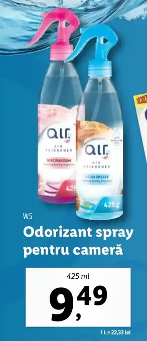 Lidl W5 Odorizant spray pentru cameră Ofertă