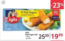 Selgros IGLO Fish fingers file Ofertă