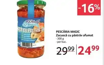 Selgros PESCĂRIA MAGIC Zacuscă cu păstrăv afumat Ofertă