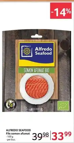 Selgros ALFREDO SEAFOOD File somon afumat Ofertă