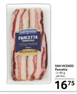 Selgros SAN VICENZO Pancetta Ofertă