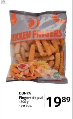 Selgros DUNYA Fingers de pui Ofertă