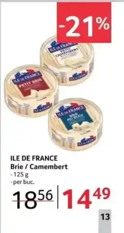 Selgros ILE DE FRANCE Brie/Camembert Ofertă