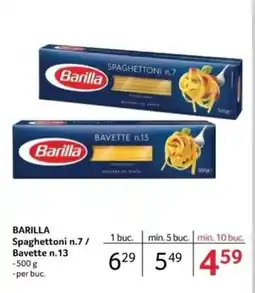 Selgros BARILLA Spaghettoni n.7/ Bavette n.13 Ofertă