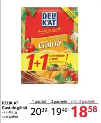 Selgros DEL'KAT Gust de Găină Ofertă