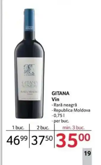 Selgros GITANA Vin Ofertă