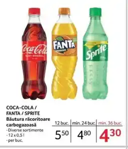 Selgros COCA-COLA / FANTA / SPRITE Băutura răcoritoare carbogazoasă Ofertă