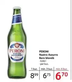 Selgros PERONI Nastro Azzurro Bere blondǎ Ofertă