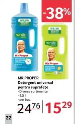 Selgros MR.PROPER Detergent universal pentru suprafețe Ofertă