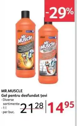 Selgros MR.MUSCLE Gel pentru desfundat ţevi Ofertă