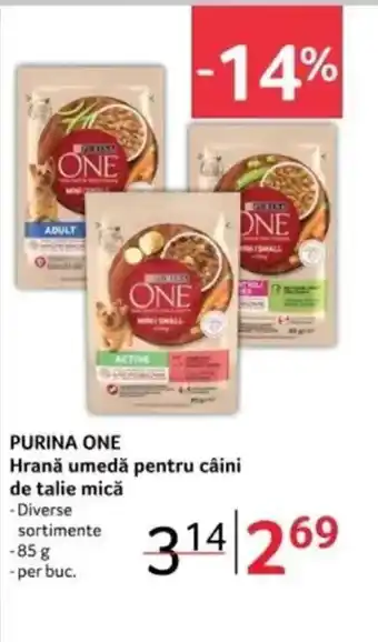 Selgros PURINA One Hrană umedă pentru câini de talie mică Ofertă