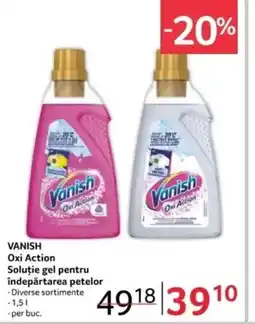 Selgros VANISH Oxi Action Soluție gel pentru îndepărtarea petelor Ofertă