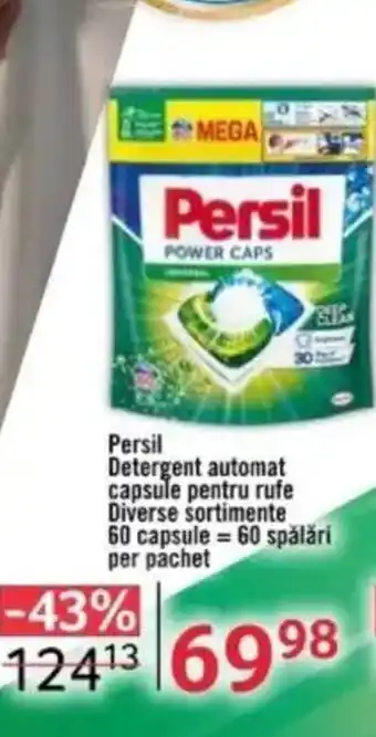 Selgros PERSIL Detergent automat capsule pentru rufe Ofertă