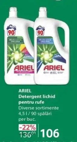 Selgros ARIEL Detergent lichid pentru rufe Ofertă