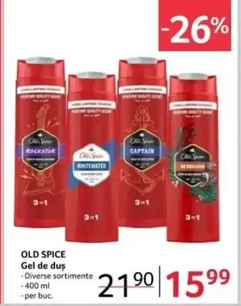 Selgros OLD SPICE Gel de duş Ofertă