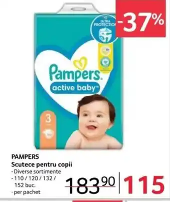 Selgros PAMPERS Scutece pentru copii Ofertă